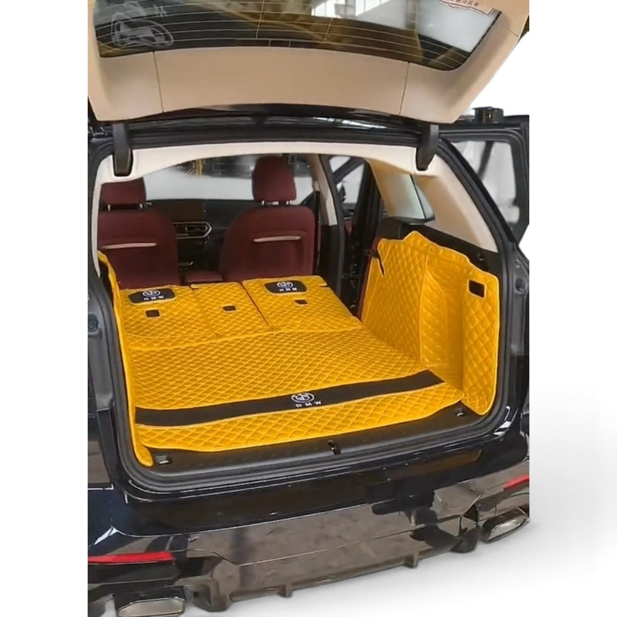 Alfombras impermeables dobles hechas de cuero ecológico artificial personalizada para Auto (A Medida exacta)
