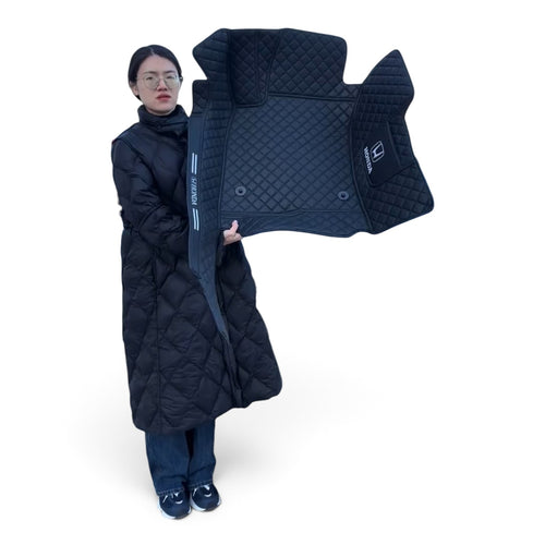 Alfombras impermeables dobles hechas de cuero ecológico artificial personalizada para Auto (A Medida exacta)