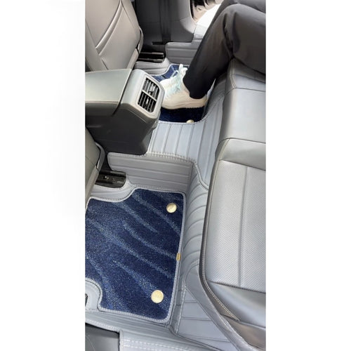 Alfombras impermeables dobles hechas de cuero ecológico artificial personalizada para Auto (A Medida exacta)