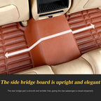 Car Leather Floor Mat for Volkswagen VW Atlas Teramont 2018~2024 Anti-dirty Foot Liner Waterproof Pad Carpet Custom Accessories