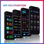 Led Eyes for Truck DIY Custom Text Pattern Programmable Display Truck Car Devil Eye App Control Scrolling Advertising LED Sign