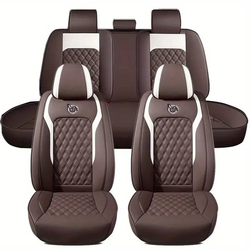 Five-seat car seat covers, Trendy Collection, stylish, durable, universal fit for most vehicles