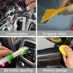 Motorcycle Washing Kit Auto Maintenance Vehicles CleanING Supplies Strong Water Absorption Microfiber Towels for Car Accessories