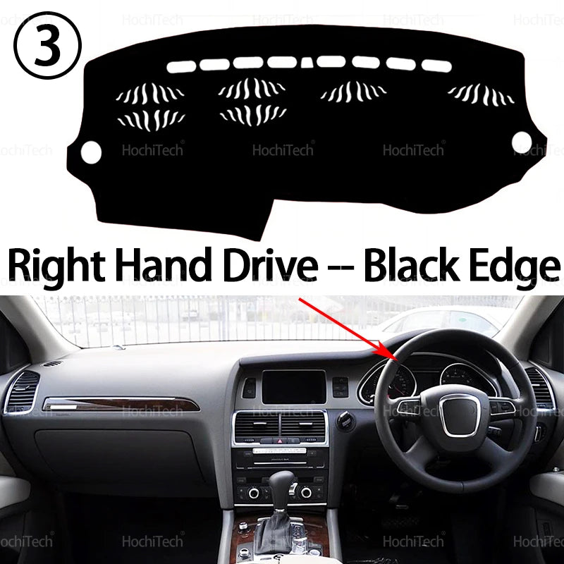 Car Dashboard Mats Covers for Audi Q7 2006 2007 2008 2009 2010 2011 2012 2013 2014 2015 Sun Shade Instrume Panel Accessories