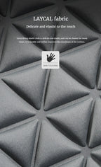 3D Suspended  Car Seat Cushion with Embossed Pattern,Separate Bottom Seat Cushion and Back Cushion Fit for Most Cars