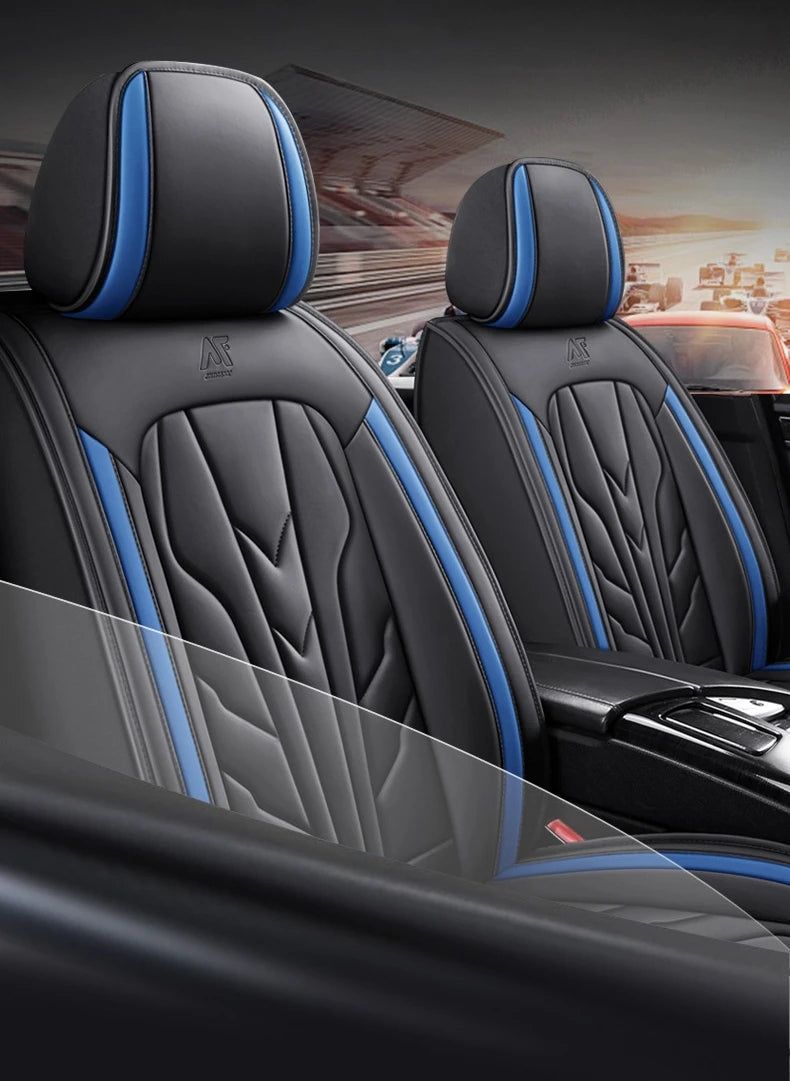 Full Coverage Pu Leather Car Seat Covers for AUDI Q5 Q2 Q3 Q6 Q7 Q8 S1 S4 S5 S6 SQ5 RS3 RS4 RS5 RS6 TT Car Accessories