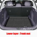 Car TPE Rear Trunk Mat For Leapmotor B10 2025 2026 Car Seat Backrest Protective Anti-Dirty Carpets Waterproof Mat Accessories