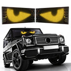 LED Devil Eye Light for Car Truck Windshield Animated LED Matrix Panel Sign Flexible Programmable Digital Display Light APP