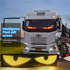 Multifunctional Bright Devil Eyes LED Light for Car Windshield Flexible Programmable Scrolling LED Display Bluetooth APP Control