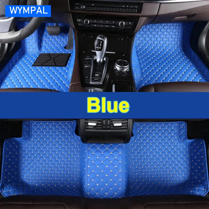 Custom Automotive Car Floor Mats For Audi A5 Sportback 2010 2011 2012 2013 Auto Luxury Leather Men Women Car Mats Full Coverage