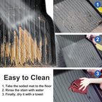 for Chevrolet Chevy Colorado 2015 - 2022 Car Floor Mats 3D TPE Foot Pad Set All Weather Auto Accessories