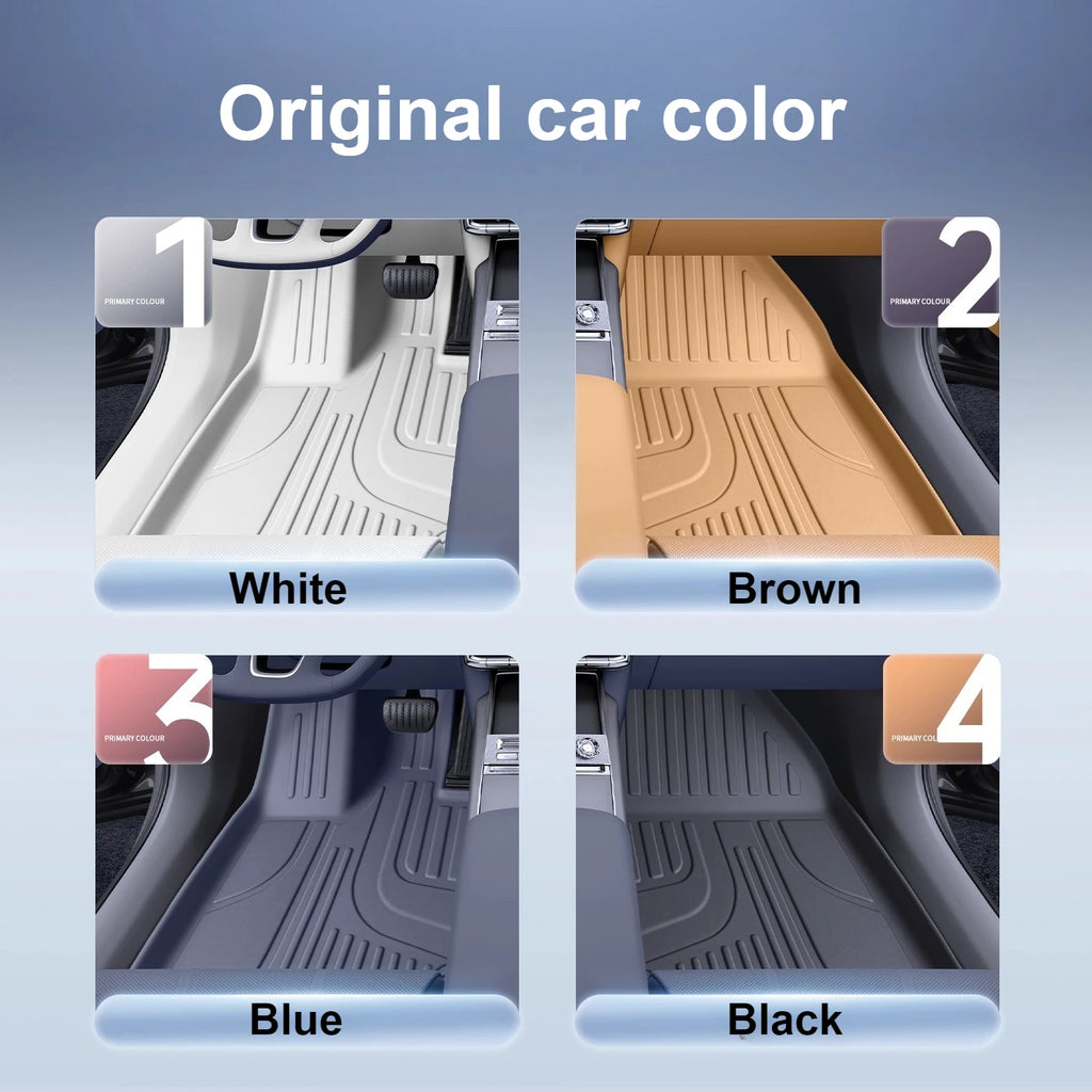 For Zeekr 9X 2025 2026 Full-Coverage TPE Floor Mats Waterproof and Scratch-Resistant Carpet Interior Modification Accessories