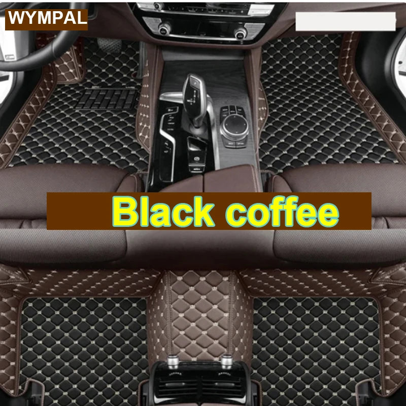 Custom Automotive Car Floor Mats For Audi A5 Sportback 2010 2011 2012 2013 Auto Luxury Leather Men Women Car Mats Full Coverage