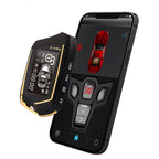 Universal Car Alarm Auto Start Stop System Remote Control Engine Ignition Autostart Kit Keyless Push Start System Car Accessory