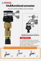 Car Auto 360Degree Rotary Wash Brush Kits Automatic Rotating Adjustable Dip Wash Brush High Pressure Washer for Vehicle Cleaning