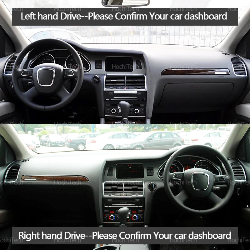 Car Dashboard Mats Covers for Audi Q7 2006 2007 2008 2009 2010 2011 2012 2013 2014 2015 Sun Shade Instrume Panel Accessories