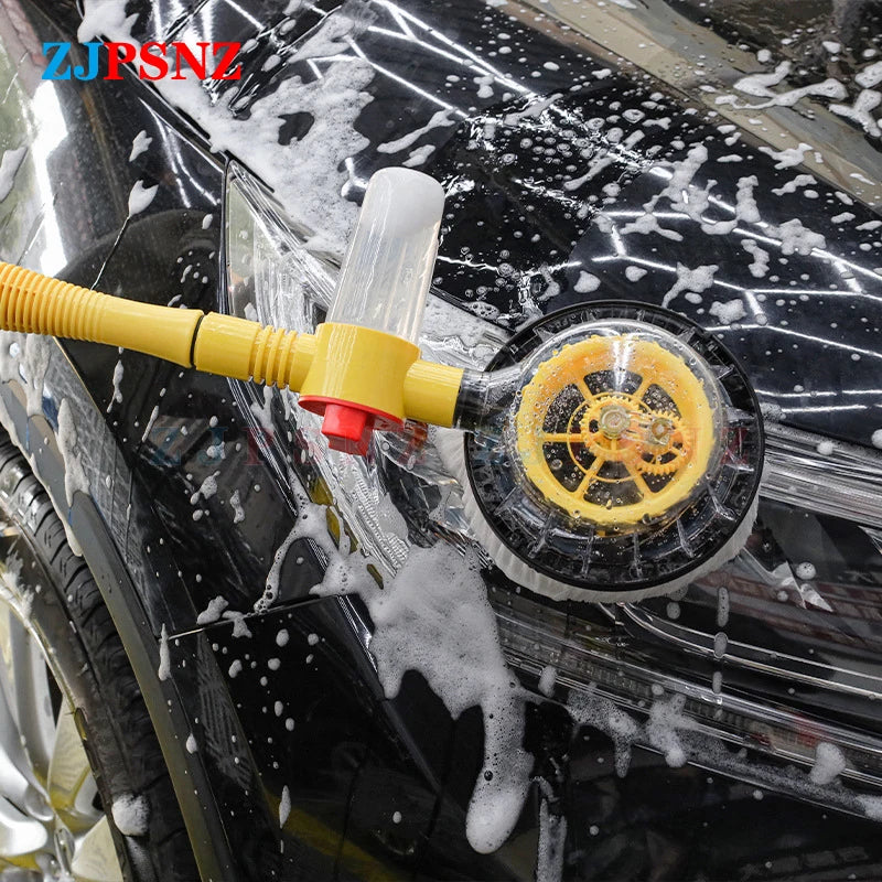 Car Auto 360Degree Rotary Wash Brush Kits Automatic Rotating Adjustable Dip Wash Brush High Pressure Washer for Vehicle Cleaning