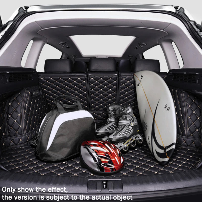 Car trunk mat for Porsche Panamera 2010 2011 2012 2013 2014 2015 2016 cargo liner carpet interior accessories cover