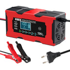 Car Motorcycl Battery Charger 12V 10A Intelligent Fast Power Charging Maintance Smart Digital Display Automatic Pulse Repair