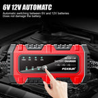Car Battery Charger Auto Intelligent Pulse Repair Tool Multifunctional Voltage Temperature Detection For RV SUV Motorcycle Truck