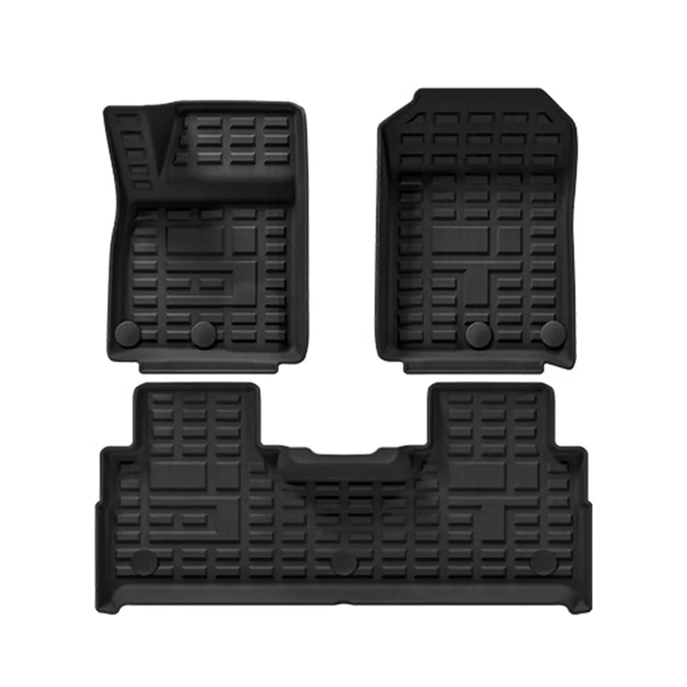 For Chery Jetour T2 2023 2024 2025 TPE 3D Floor Mats All Weather Front Rear Cargo Liner Trunk Mat Waterproof Anti-Slip Foot Pads