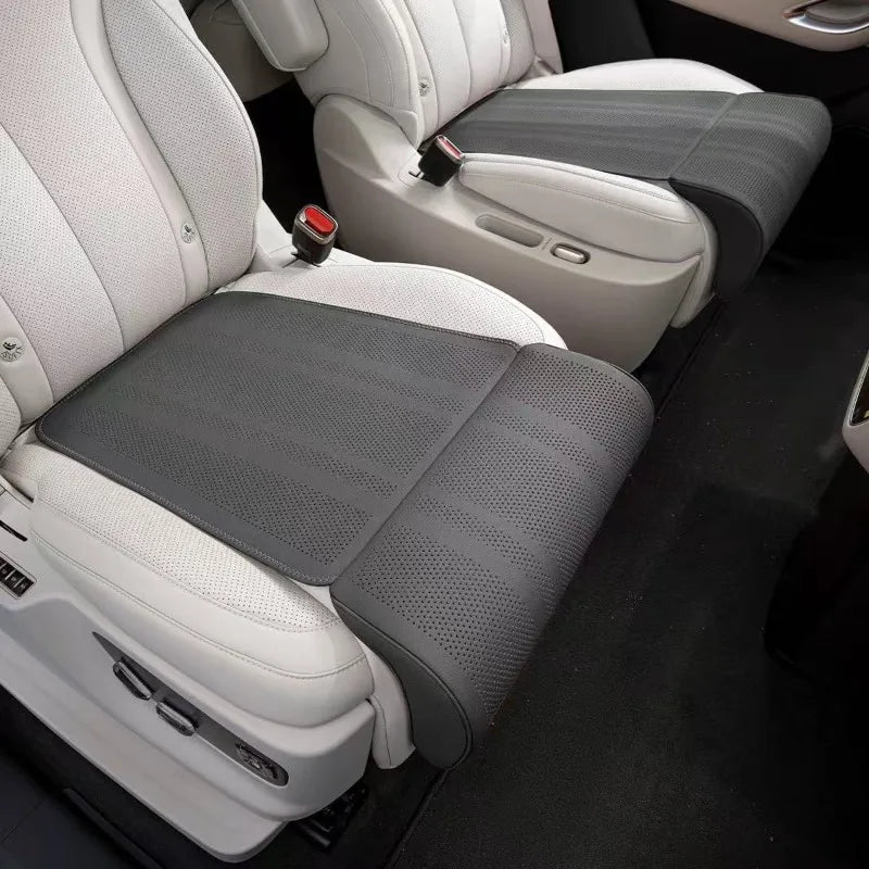 Car Seat Extended Footrest Driver and Passenger Leg Rest Universal Car Seat Cover Leather Breathable Non-slip Cars Seats Cover