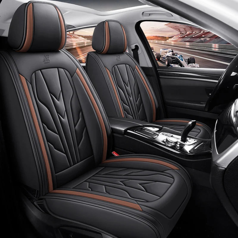 Full Coverage Pu Leather Car Seat Covers for AUDI Q5 Q2 Q3 Q6 Q7 Q8 S1 S4 S5 S6 SQ5 RS3 RS4 RS5 RS6 TT Car Accessories