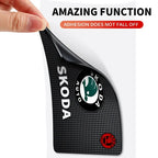 Car Anti-Slip Mat Pad Rubber Mobile Sticky Dashboard Mat For Skoda Octavia Fabia Superb Kamiq Kodiak Yeti Karoq Octavia RS