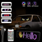 2PCS LED Eyes For Car Windshield Window Screen Wireless Devil Eyes Light Flex LED Display Dynamic Eyes For Car Lights