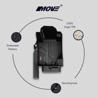 TPE Car Mats For Mitsubishi Triton 2020+ All-Weather Non-Slip Vehicle Mat Set Durable High Quality Interior Protection Vietnam
