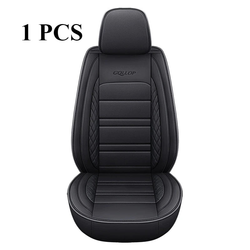 Full Coverage Pu Leather Car Seat Covers for Dacia Duster Sandero Renault Clio Fiat Panda Lancia Seat Arona Cors Car Accessories