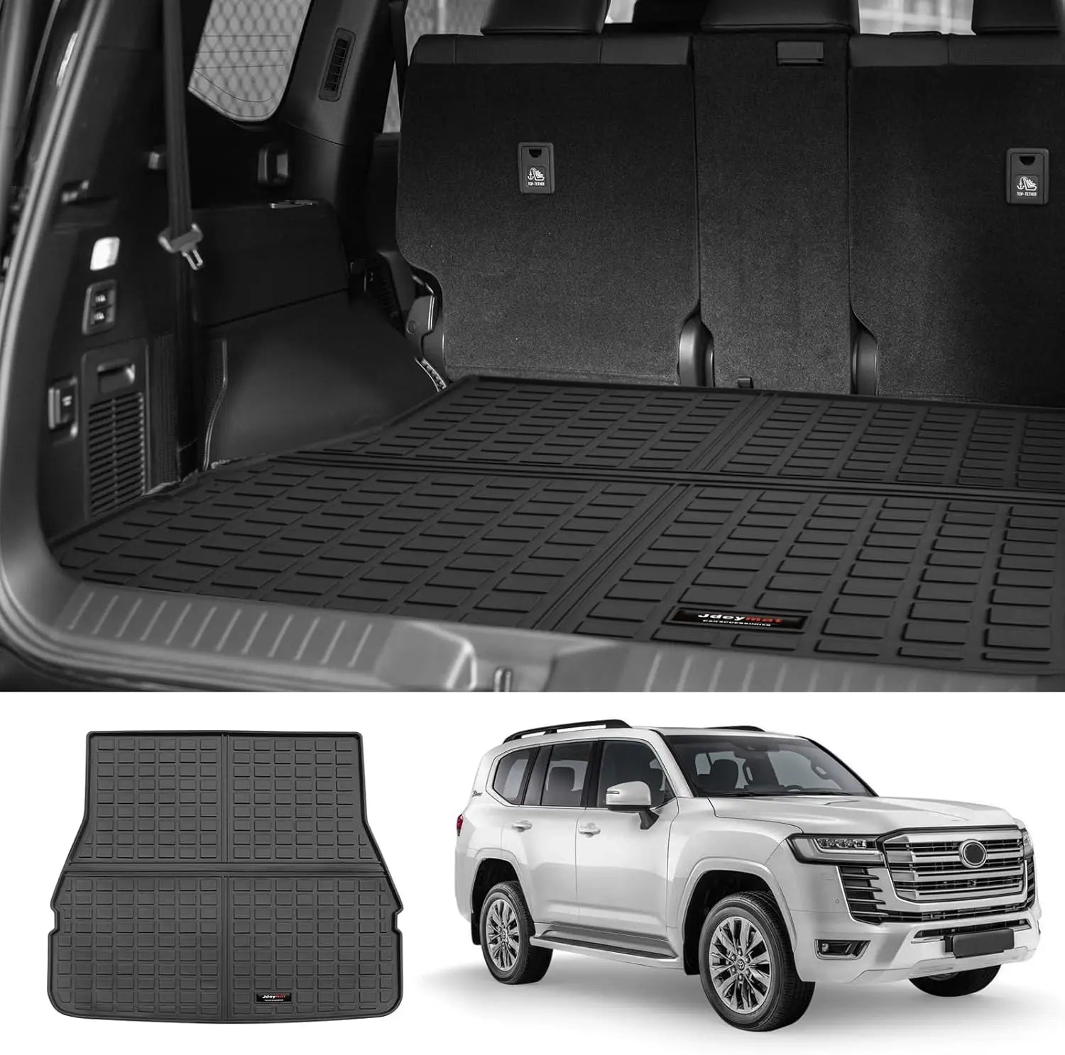 3D TPE Floor Mats Custom for Lexus LX600 2022 2023 2024 2025 All Weather Protector TPE Car Liners&Trunk Mat Accessories