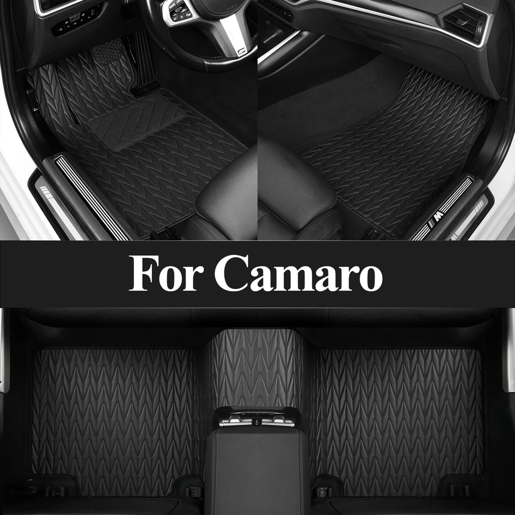 Custom car floor mat for Chevrolet camaro 2016 2017 2018 2019 2020 2021 2022Waterproof Pad Car Mats floor Covers Car Accessories