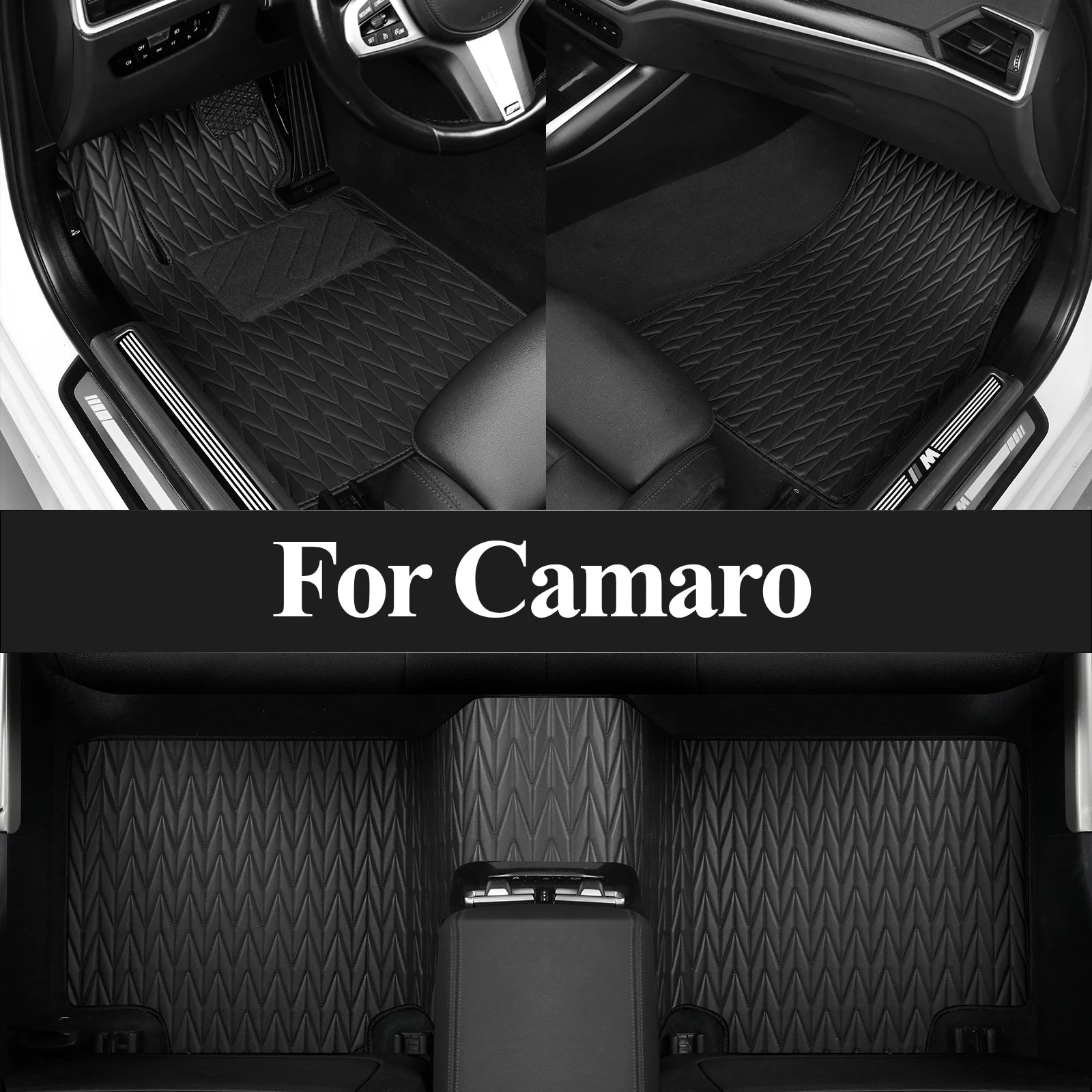 Custom car floor mat for Chevrolet camaro 2016 2017 2018 2019 2020 2021 2022Waterproof Pad Car Mats floor Covers Car Accessories