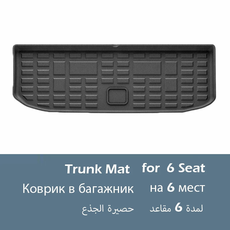 Car Floor Mats For Polestones 01 ROX 01 2024-present Cargo Liners Waterproof Non-slip Trunk Mat Protector for ROX Motor Carpets