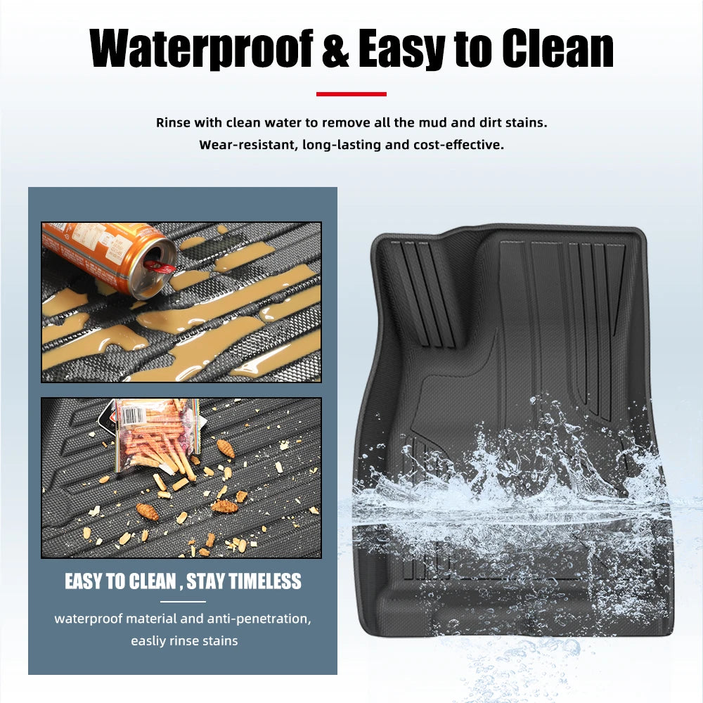 Custom 3D TPE Car Floor Mat for GAC Trumpchi M8 7 Seats 2020-2026 Car Mat All Weather Waterproof and Dustproof