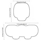 Protector Cushion Auto Front/Rear Seat Pad Universal for Sedan Suv Seat Cushion Seat Covers for Cars Full Set Car Cushion Covers