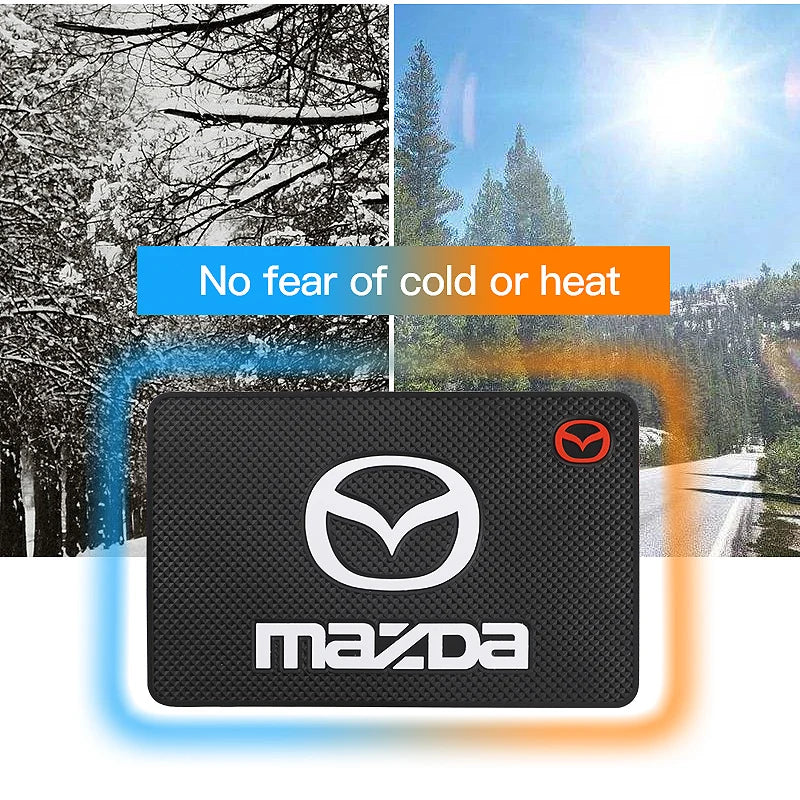 1Pcs Car Anti Slip Mat Dashboard Non-Slip Pad Accessories For Mazda 2 6 3 5 CX-5 CX-80 CX-70 CX-90 MX-30 CX-60 CX-50 CX-3 ATENZA