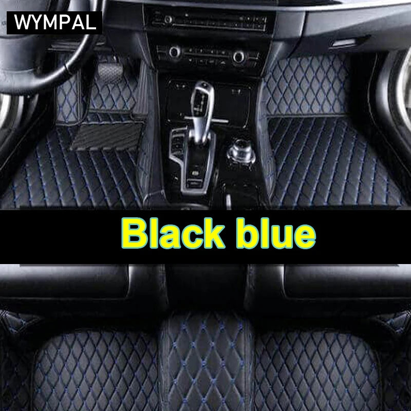 Custom Automotive Car Floor Mats For Audi A5 Sportback 2010 2011 2012 2013 Auto Luxury Leather Men Women Car Mats Full Coverage