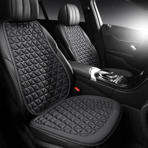 3D Suspended  Car Seat Cushion with Embossed Pattern,Separate Bottom Seat Cushion and Back Cushion Fit for Most Cars
