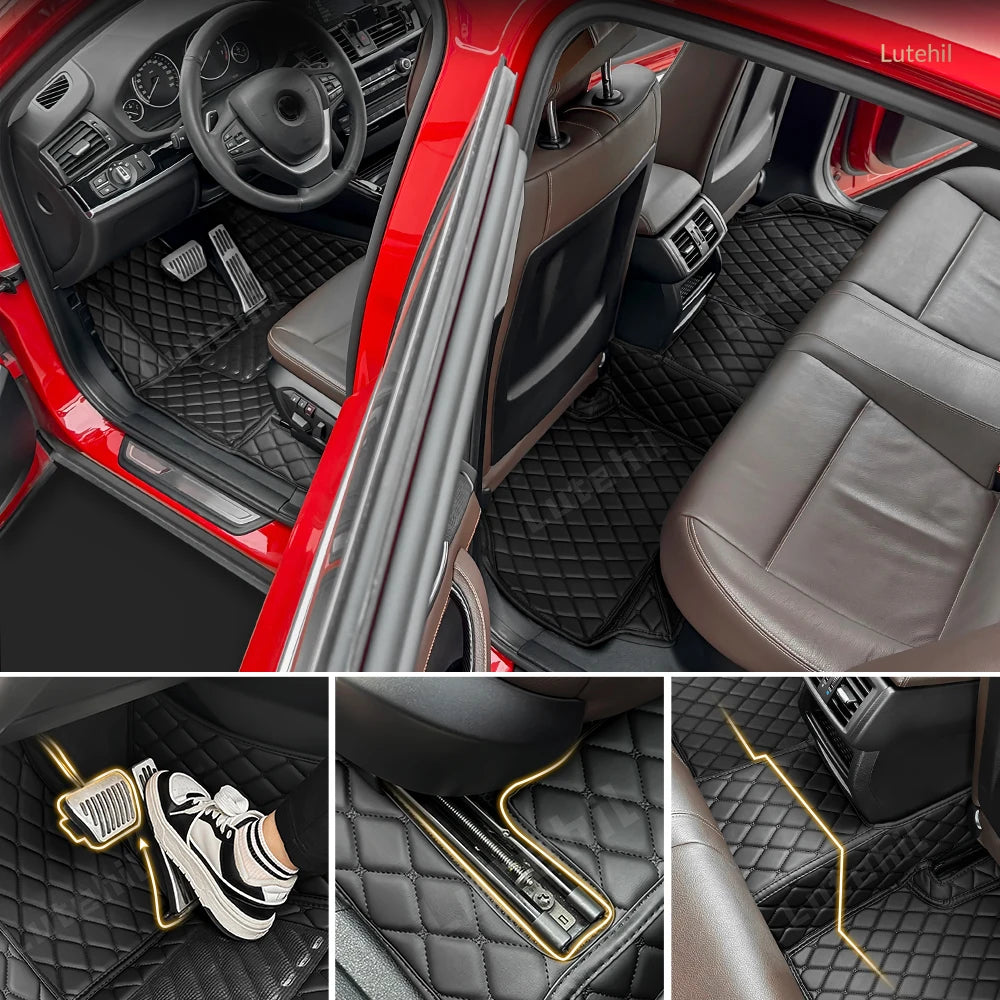 Car Floor Mats All Weather Carpet Cover Floor Liners Interior Protector Accessories