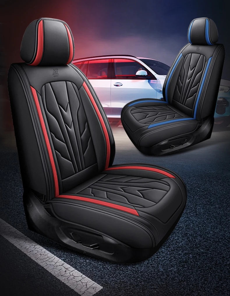 Full Coverage Pu Leather Car Seat Covers for AUDI Q5 Q2 Q3 Q6 Q7 Q8 S1 S4 S5 S6 SQ5 RS3 RS4 RS5 RS6 TT Car Accessories
