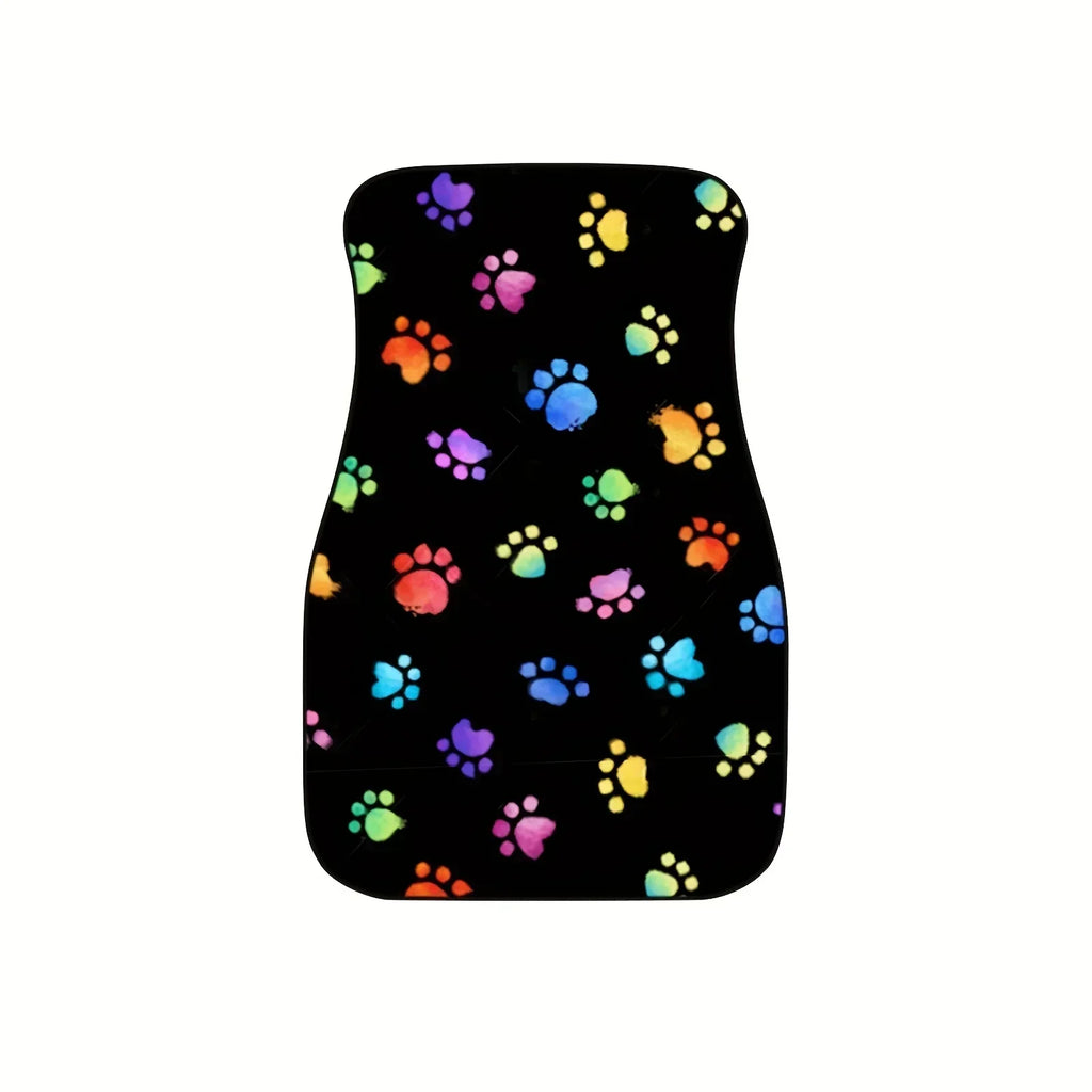 Alfombra Antislizante Para El Suelo L Coche, Diseño Pata Perro, Fácil Limpiar Y Resistente Al Sgaste, Universal, Lantera Y Tr