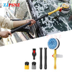 Car Auto 360Degree Rotary Wash Brush Kits Automatic Rotating Adjustable Dip Wash Brush High Pressure Washer for Vehicle Cleaning