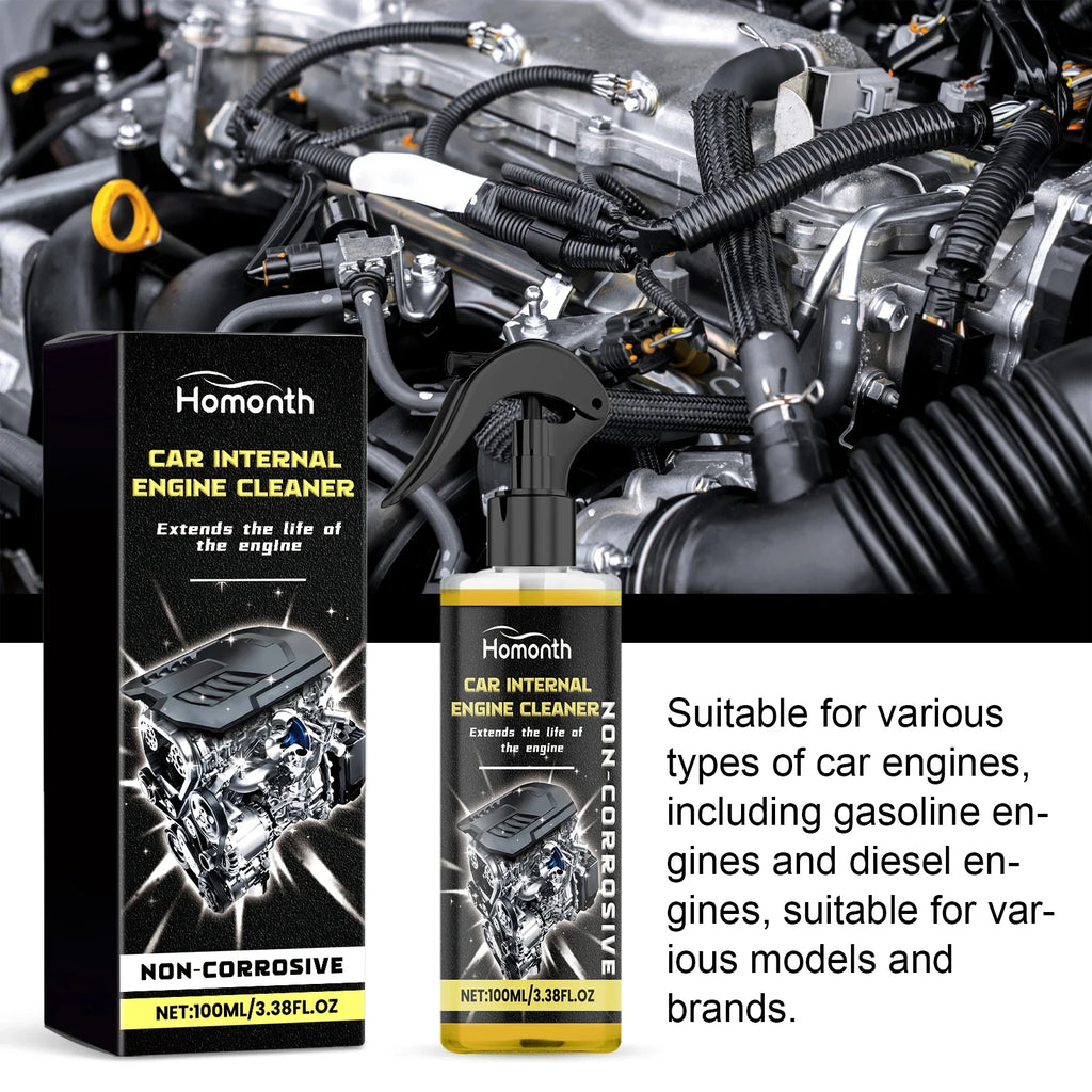 100ml Auto Engine Cleaner Degreaser Concentrate Wipe Remove Oil Clean Compartment Auto Cleaning Car Accessories Maintenance