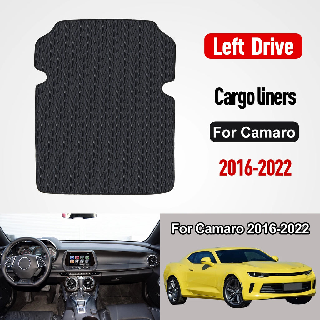 Custom car floor mat for Chevrolet camaro 2016 2017 2018 2019 2020 2021 2022Waterproof Pad Car Mats floor Covers Car Accessories