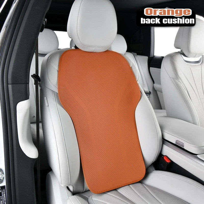 Car Seat Extended Footrest Driver and Passenger Leg Rest Universal Car Seat Cover Leather Breathable Non-slip Cars Seats Cover