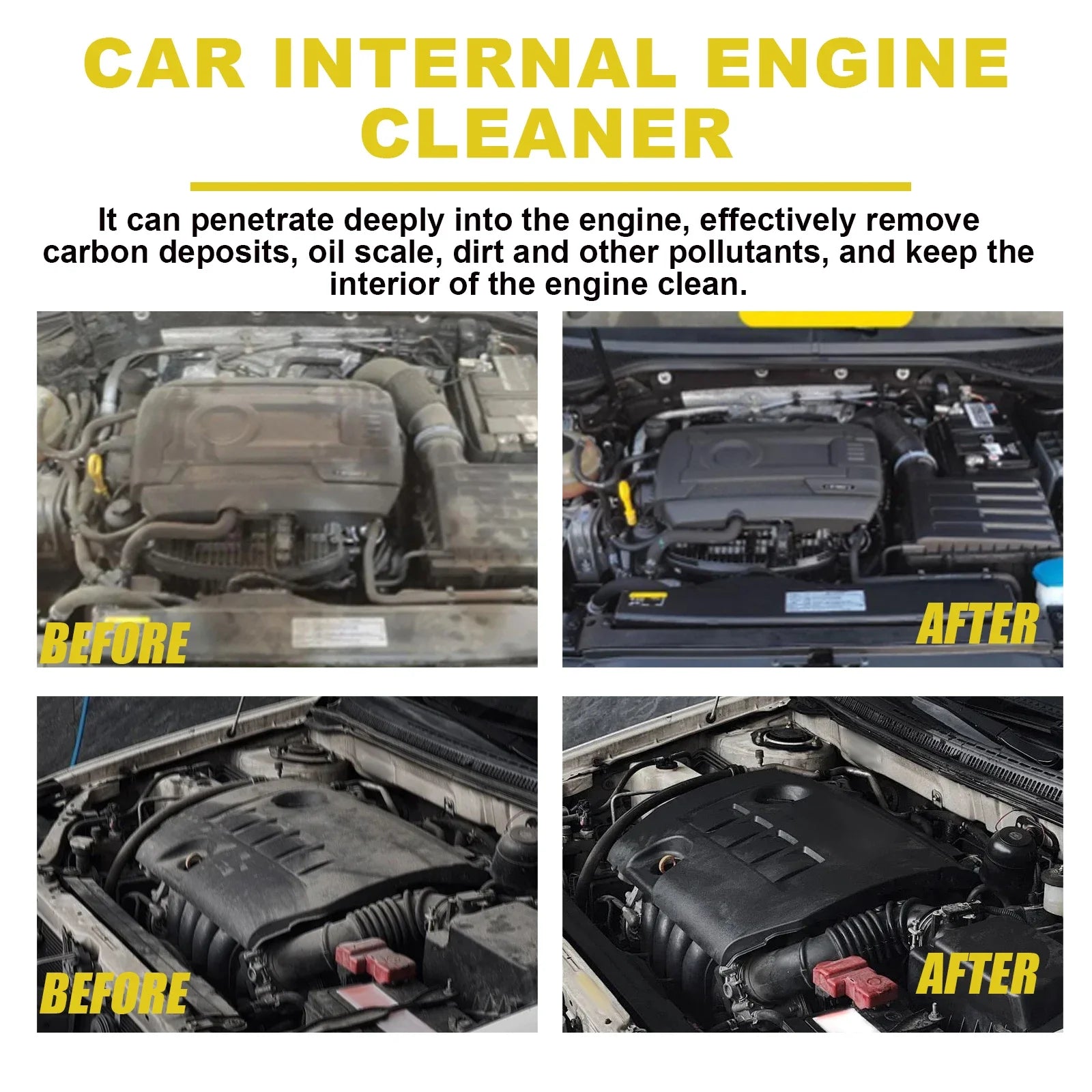 100ml Auto Engine Cleaner Degreaser Concentrate Wipe Remove Oil Clean Compartment Auto Cleaning Car Accessories Maintenance