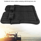 2‑In‑1 SUV Inflatable Mat Car Mattress Multifunction Soft Sleeping Rest Cushion Inflatable Travel Mattress for Traveling Car