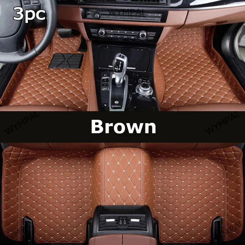 Car Mats Floor For Citroën C4 Cactus 2014~2020 Waterproof Leather Car Mat Fully Set Tapete Automotivo Para Carro Car Accessories